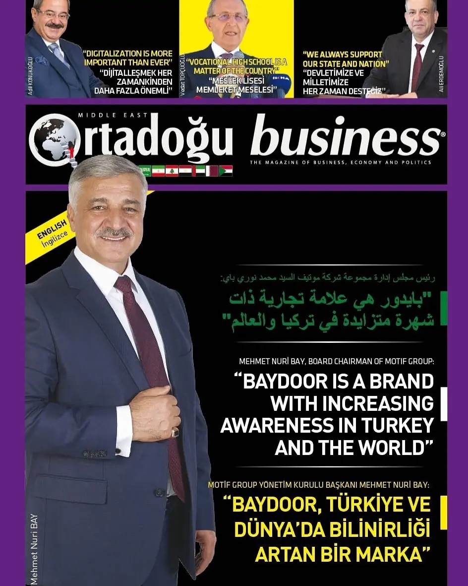 Ortadoğu Business Kapak Konuğu Mehmet Nuri Bay